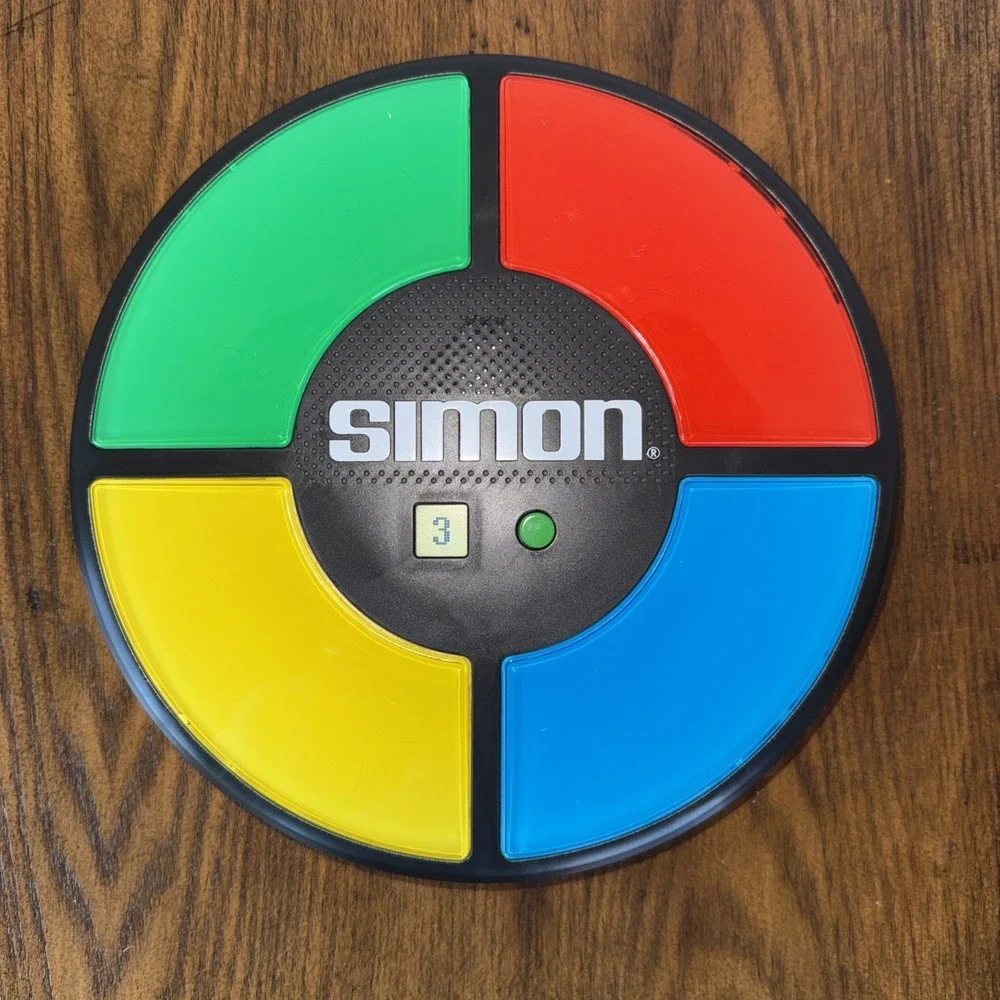 Vintage Simon Memory Electronic Game #1897 Tested And Working 2013
